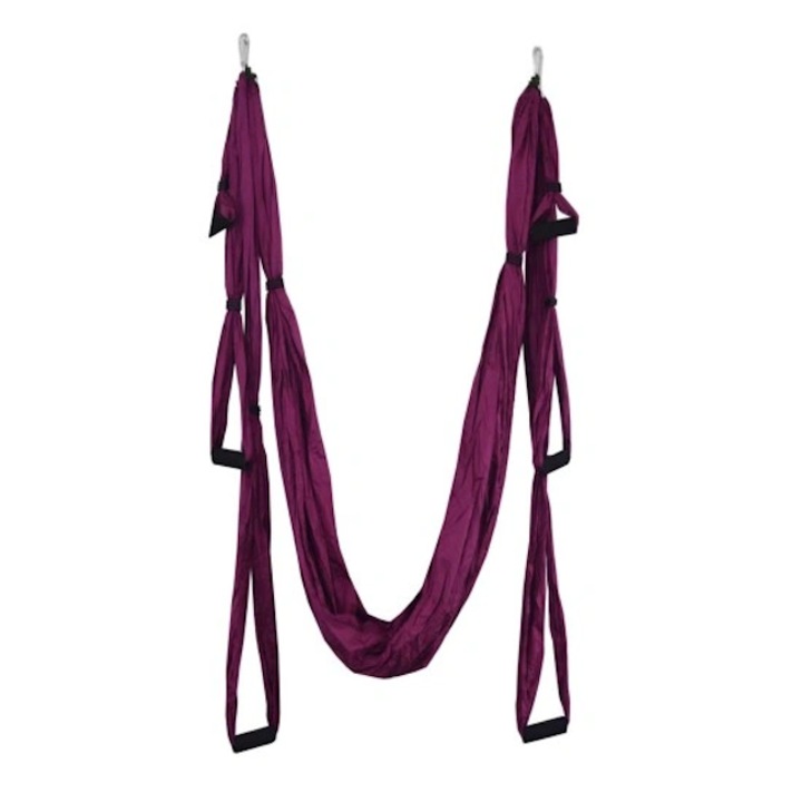 Люлка за йога, Kepeak, лилав, 243x149 см