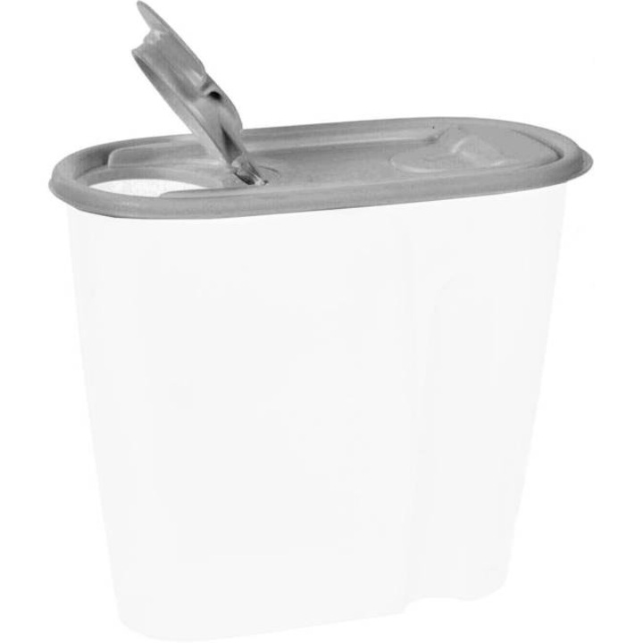 Recipient de bucatarie pentru produse vrac, 1.5 L - gri