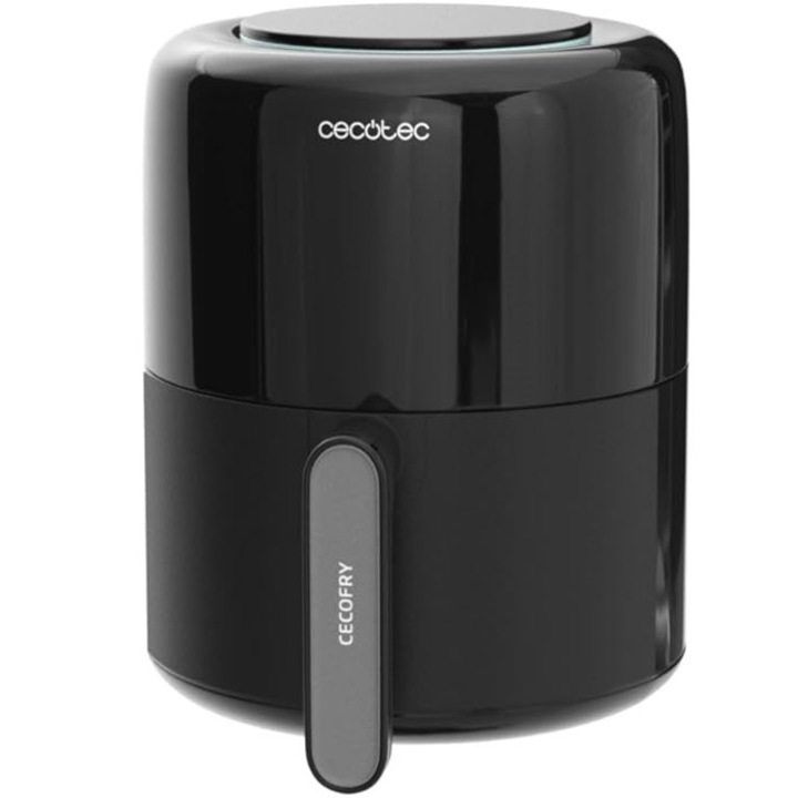Фритюрник Cecotec Cecofry Pixel 2500, 1200 W, 2.5 L, 6 програми, термостат, технология PerfectCook, Touch Control, таймер, Черен