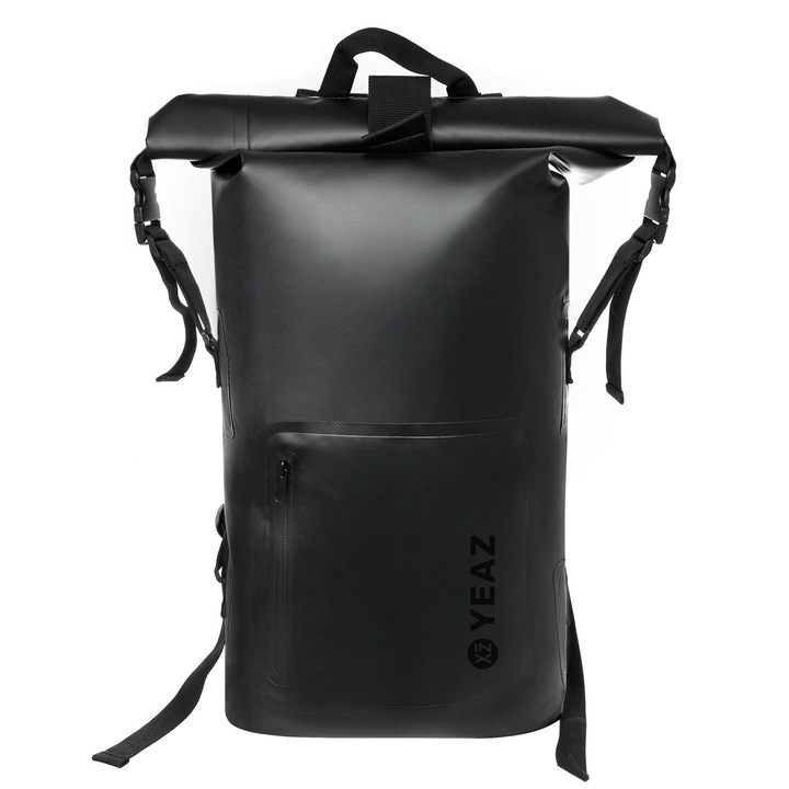 YEAZ, Rucsac unisex cu finisaj impermeabil Stockholm, Negru