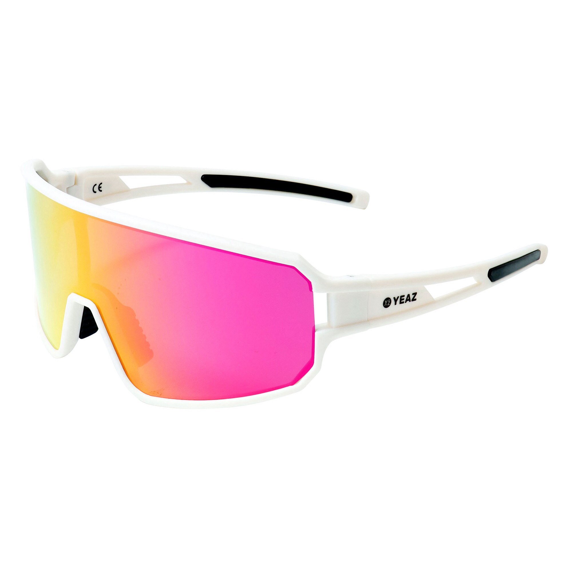 YEAZ, Ochelari de soare shield polarizati unisex Sunwave, Roz