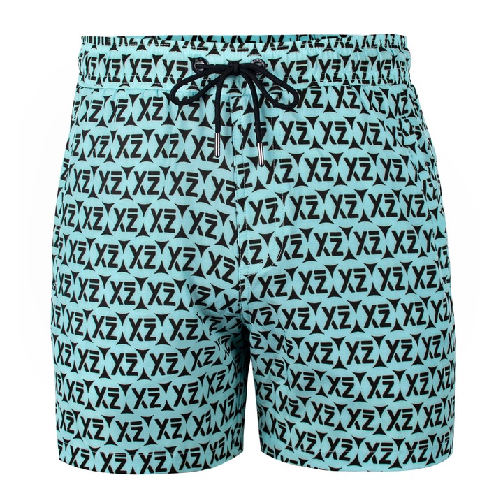 YEAZ, Pantaloni scurti de baie cu logo Sea Shey 28985, Turcoaz