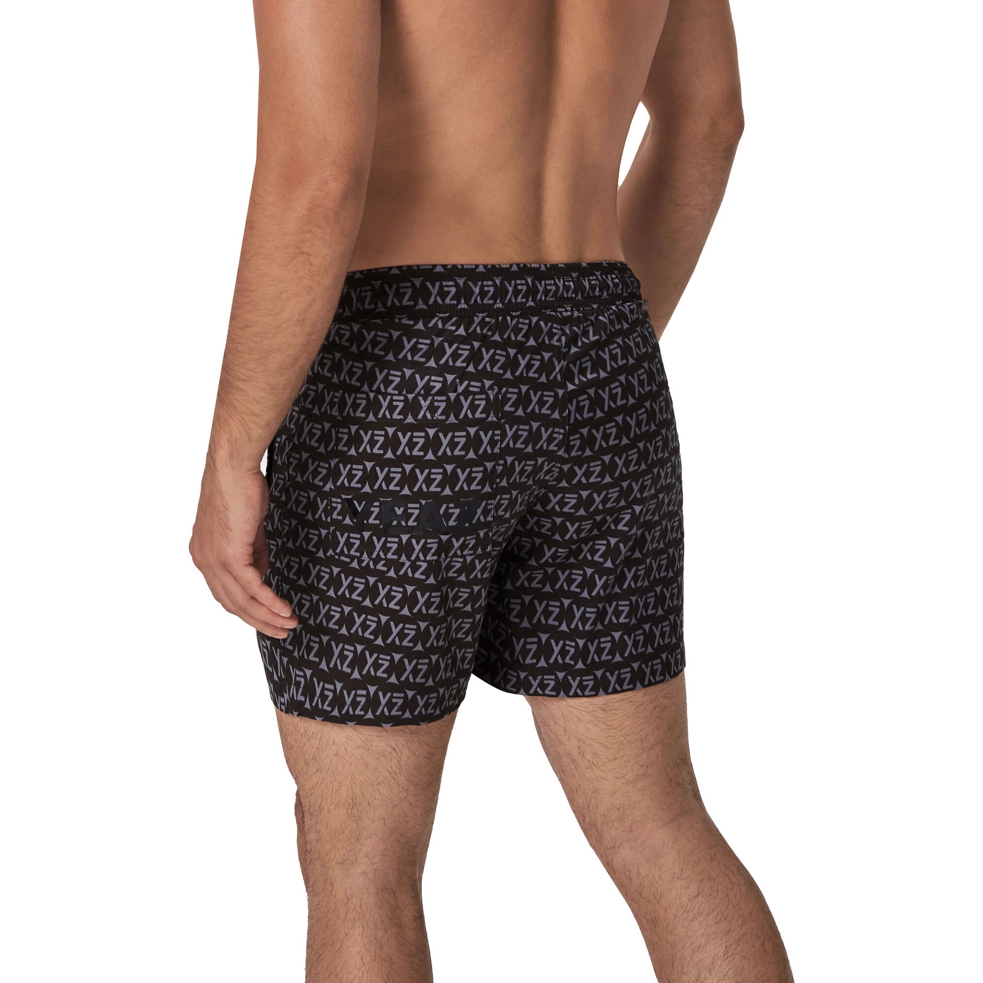 YEAZ, Pantaloni scurti de baie cu logo Sea Shey 28985, Negru, 52