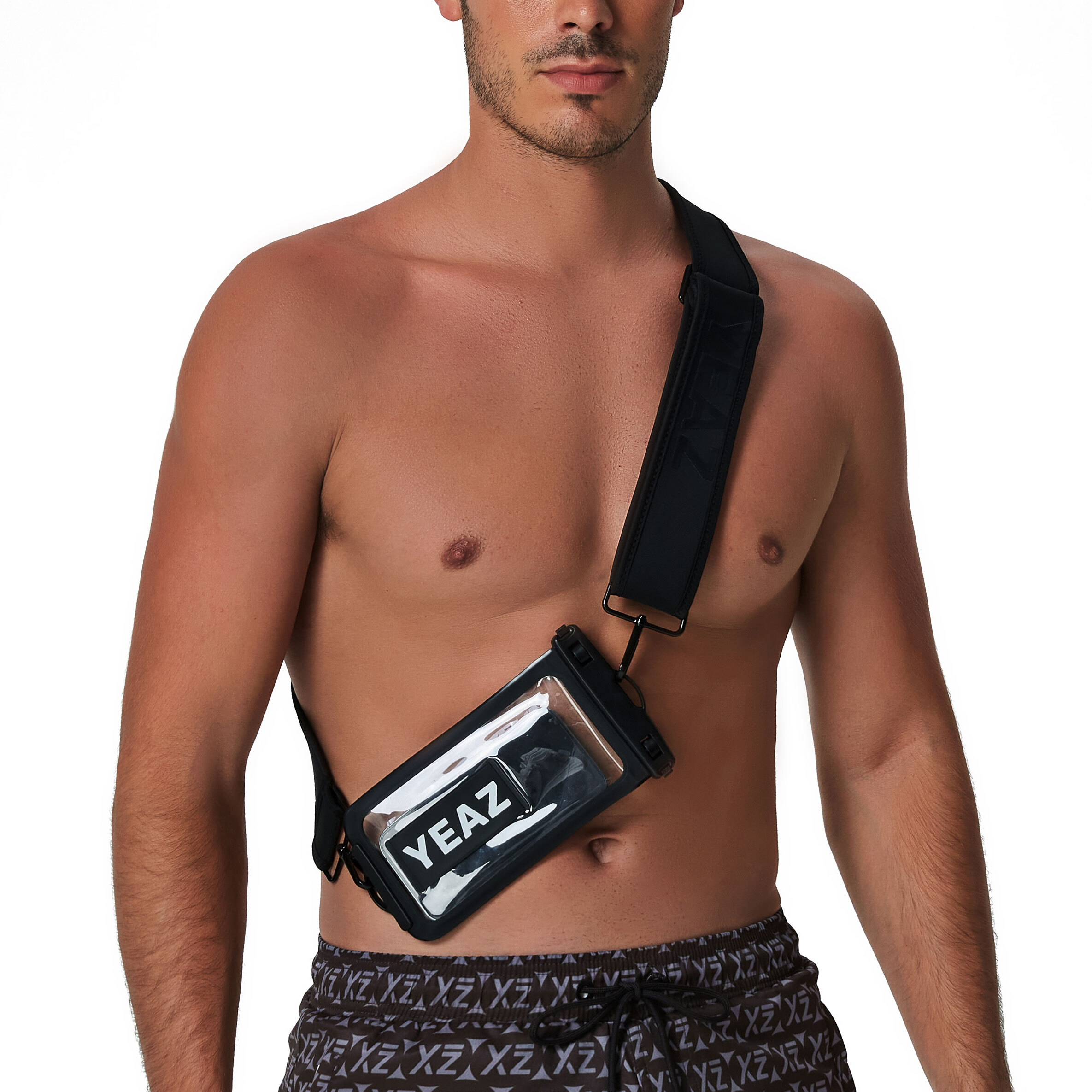 YEAZ, Husa de telefon unisex impermeabila OCEAN SHOT 29003, Negru
