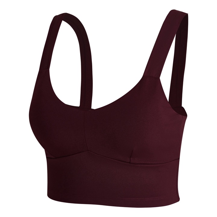 YEAZ, Top crop cu decolteu in V, Violet