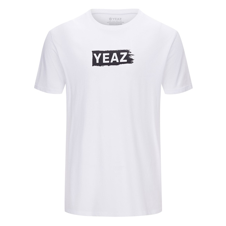 YEAZ, Tricou unisex din bumbac organic Chay, Alb