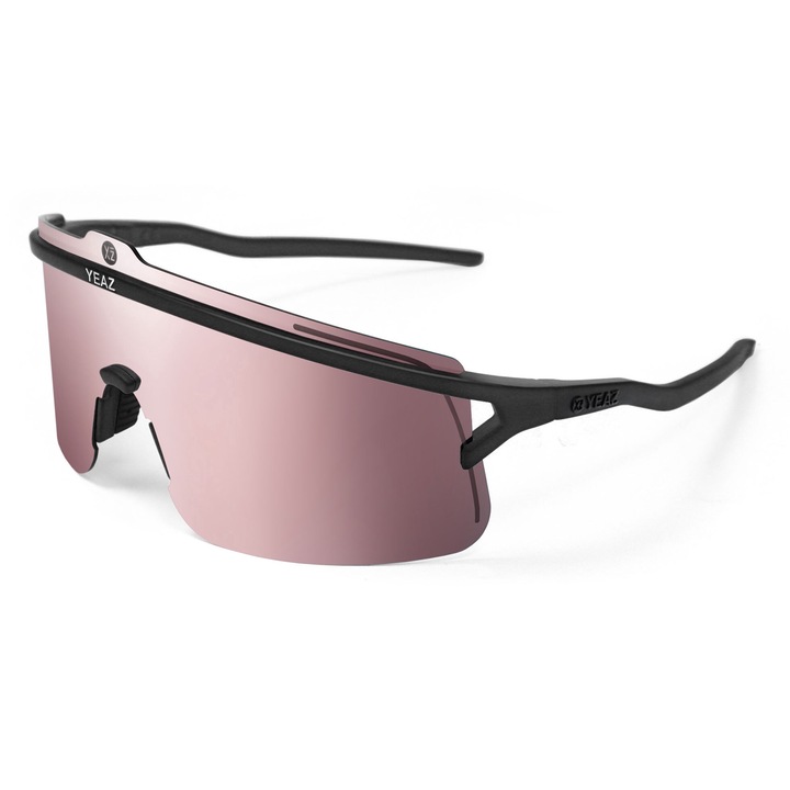 YEAZ, Ochelari de soare unisex polarizati Sunshade, Auriu, Negru