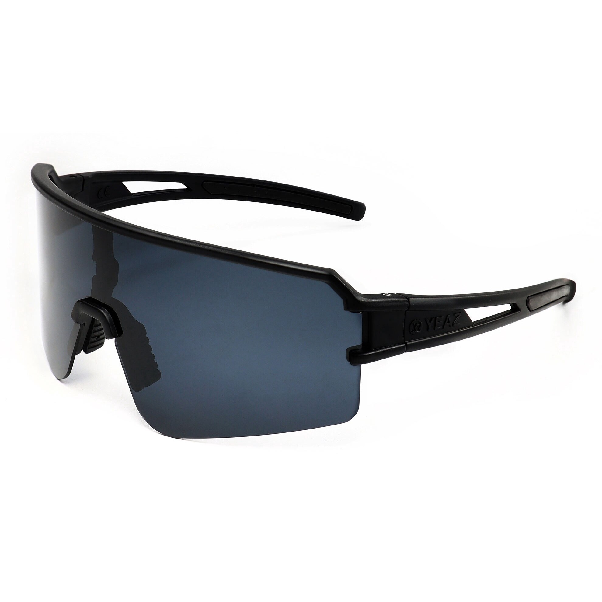YEAZ, Ochelari de soare unisex cu lentile-oglinda Sunspot, Negru