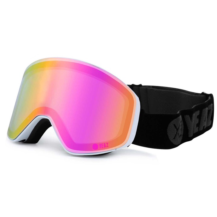 Ochelari ski YEAZ, unisex pentru ski si snowboard Apex, Alb