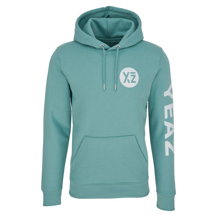 YEAZ, Hanorac unisex din amestec de bumbac organic CUSHY 29549, Turcoaz