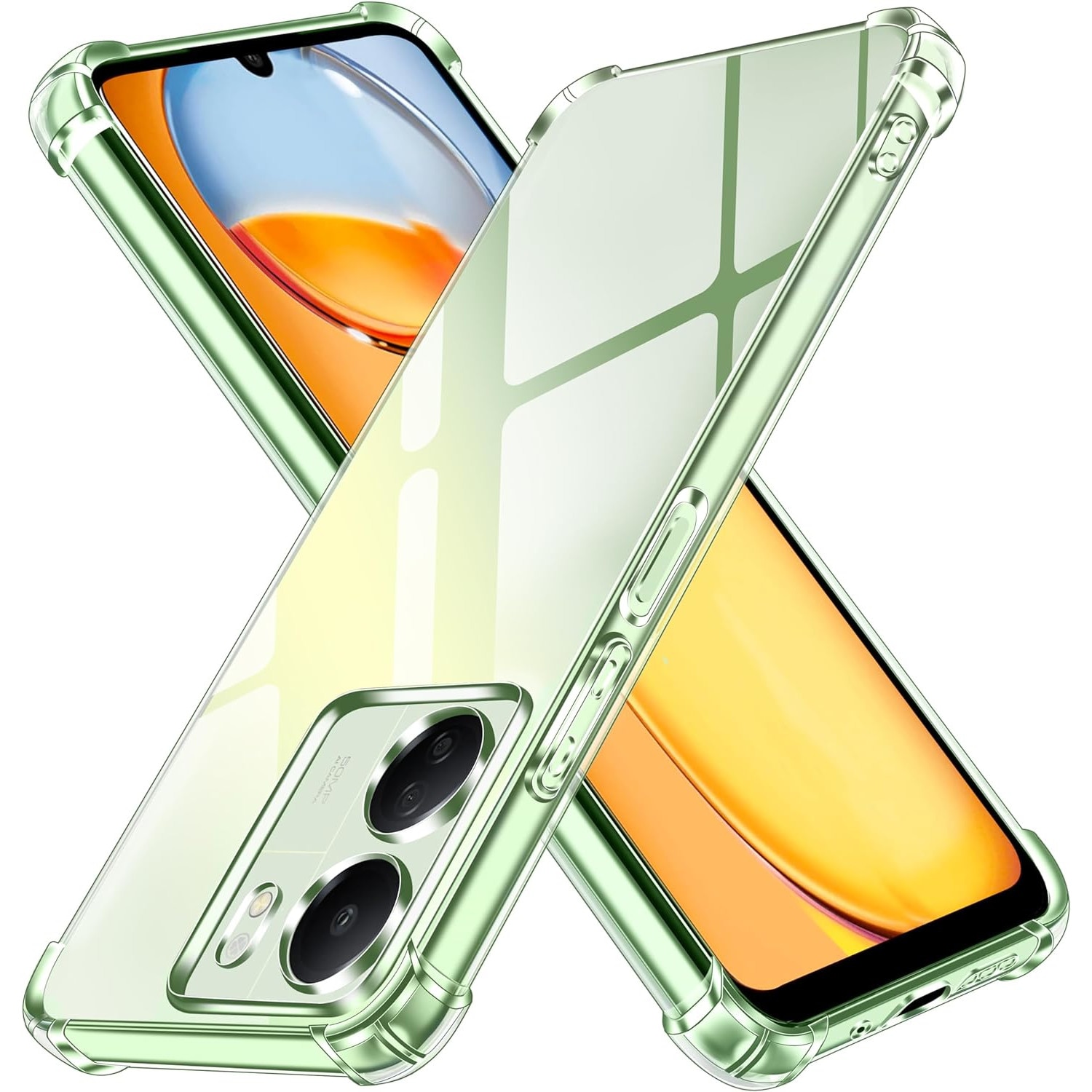Husa Anti soc, transparenta compatibila cu Xiaomi Redmi 13C
