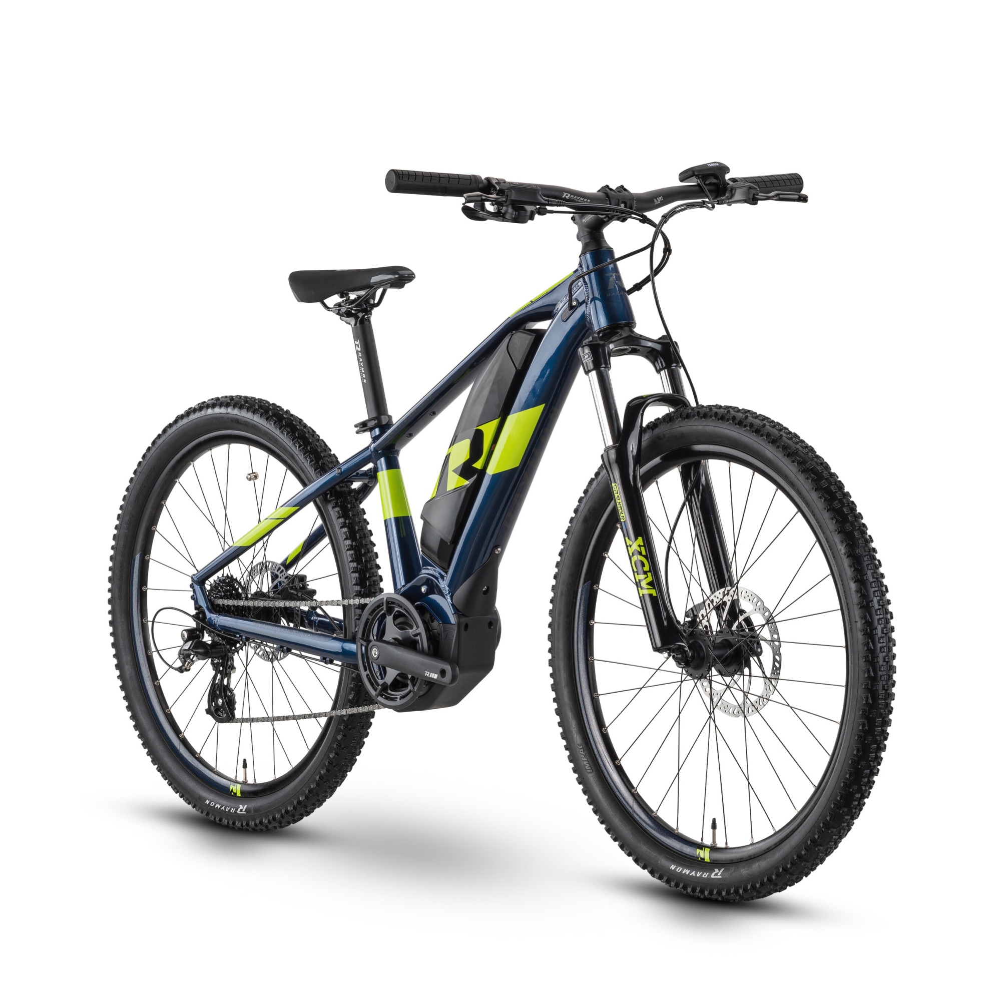 Bicicleta Electrica Raymon HardRay E 1.0 - 27.5 Inch, S, Albastru