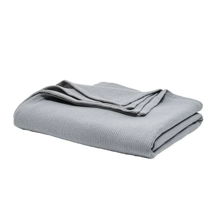 Cuvertura de pat Chamre, bumbac, 220 x 240 cm - gri