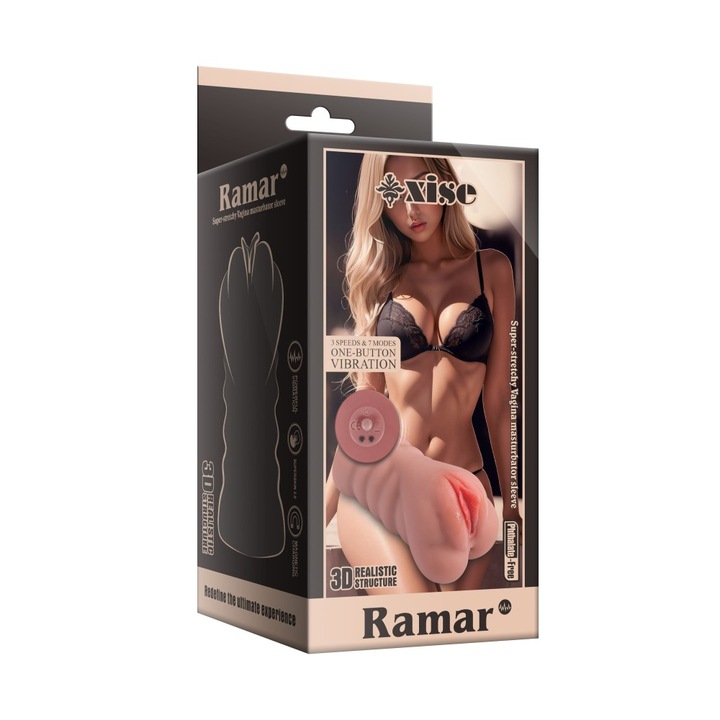 Rezgő hüvely Mistress Ramar 18 cm
