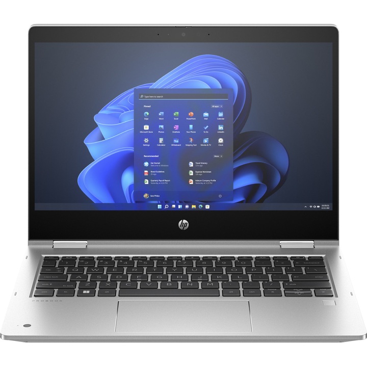 Laptop HP Probook x360 435 G10, 13.3 inch 1920 x 1080 Touchscreen, AMD Ryzen 5 7530U 6 C / 12 T, 2.0 GHz - 4.5 GHz, 19 MB cache, 8 GB DDR4, 256 GB SSD, AMD Radeon Graphics, Windows 11 Pro