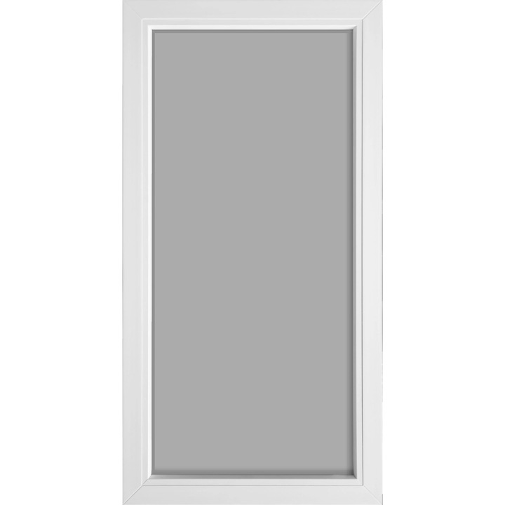 Fereastra PVC, 4 Camere, Alb, Sticla Low-E, panou fix, 500x600 mm