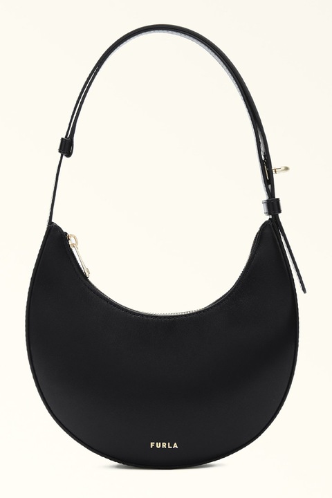 Furla, Кожена чанта за рамо Delizia, Черен