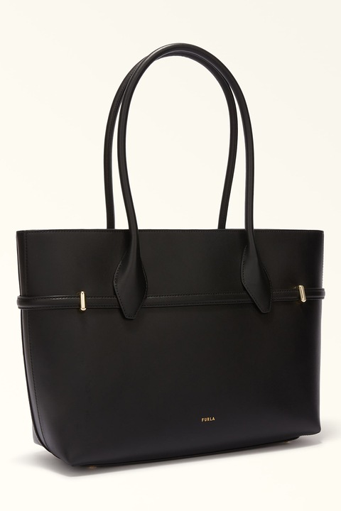 Furla, Goccia tote fazonú bőrtáska, Fekete