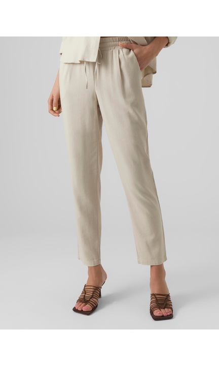 Női hosszúnadrág, VERO MODA, 7060, Textil, Világosbézs