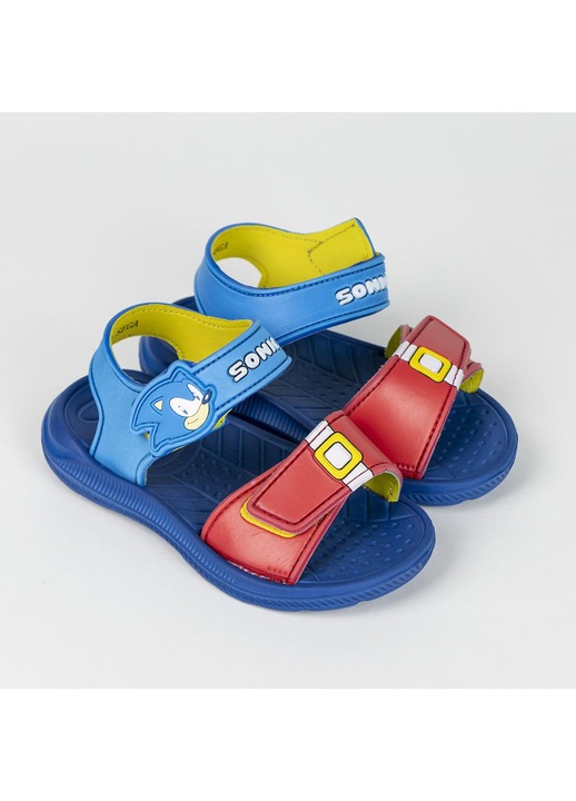 Sandale plaja cu talpa EVA Sonic 23648, Albastru