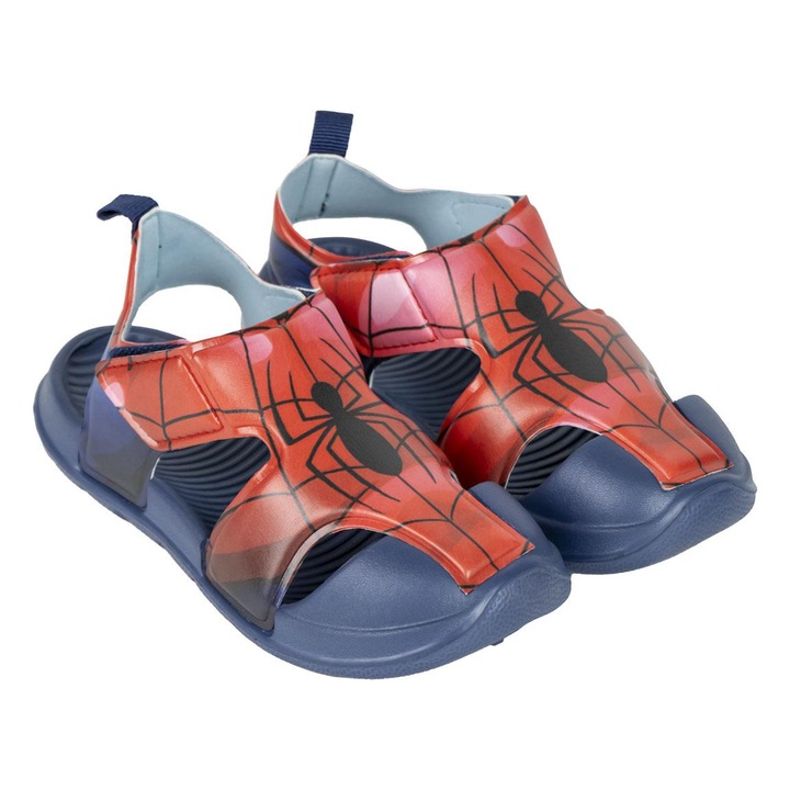 Sandale casual talpa EVA Spiderman 23566, Rosu