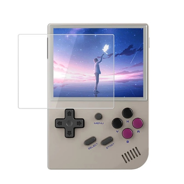 Folie silicon, pentru Anbernic RG35XX, protectie ecran, antishock