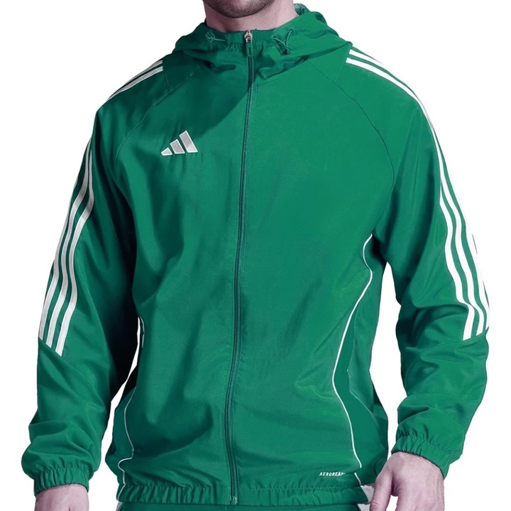 Hanorac Adidas Tiro 24 Windbreaker pentru barbati, Verde