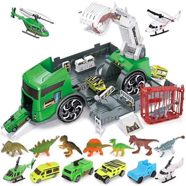 Set masinute/accesorii, Plastic, multicolor, 3ani+