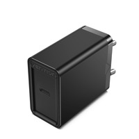 Incarcator retea la 220V Vention 1-port USB-C Wall Charger(20W) EU-Plug Black