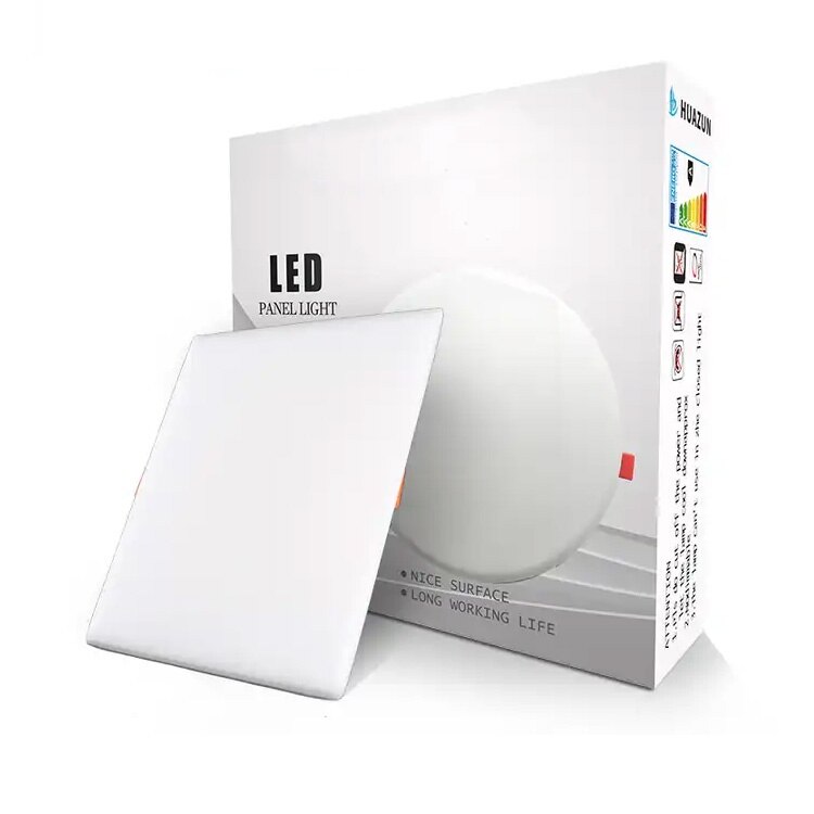 Квадратна LED лампа за вграждане, Регулируема система за захващане ...