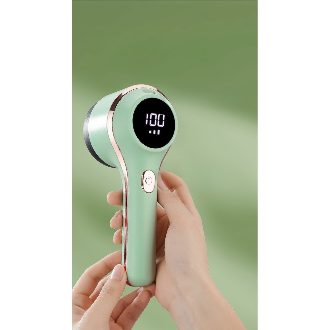 Epilator pentru indepartarea parului de pe haine, afisaj digital, incarcare USB, sase lame, capac cu plasa de siguranta, epilare eficienta, compact si portabil, trei viteze reglabile