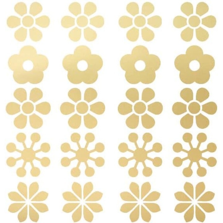 Set aplicatie termoadeziva Flori, Netuno