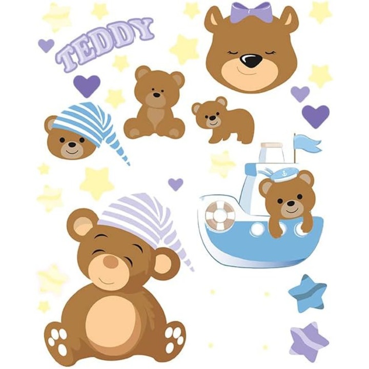 Hőragasztó felhordó készlet Teddy 20x30 cm, Netuno