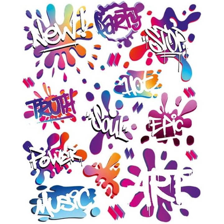 Words 20x30cm-es, Netuno termoragasztós applikációs készlet