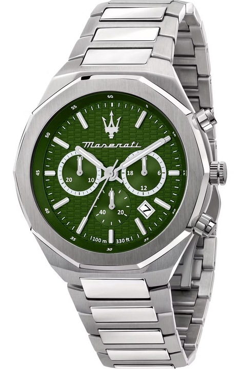 Ceas barbatesc Maserati, Otel inoxidabil, 10 ATM, Quartz, Multicolor