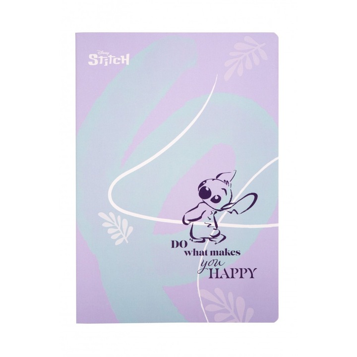 A4 füzetkészlet, Patio, Disney Fashion Stitch, 60 kockás lap, 210x295mm, 6 db.