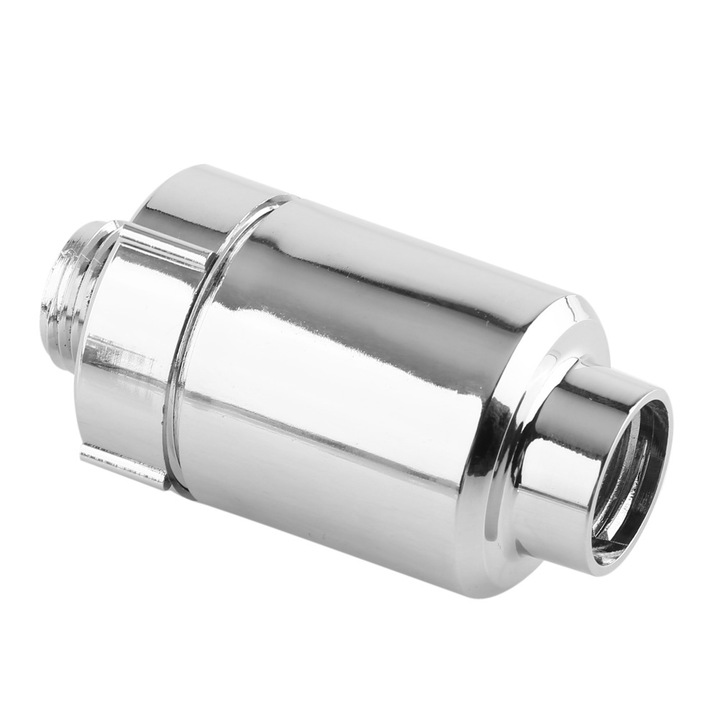Filtru dus, ABS, 20mm, argintiu, 40x70.5mm