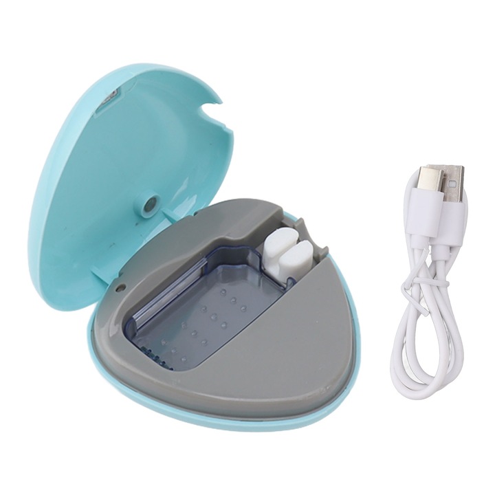 Fogkefe sterilizáló, gyors tisztítás, kék