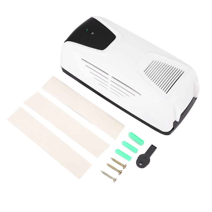 Automatikus beltéri parfüm adagoló, PC anyagból, kifinomult dizájn