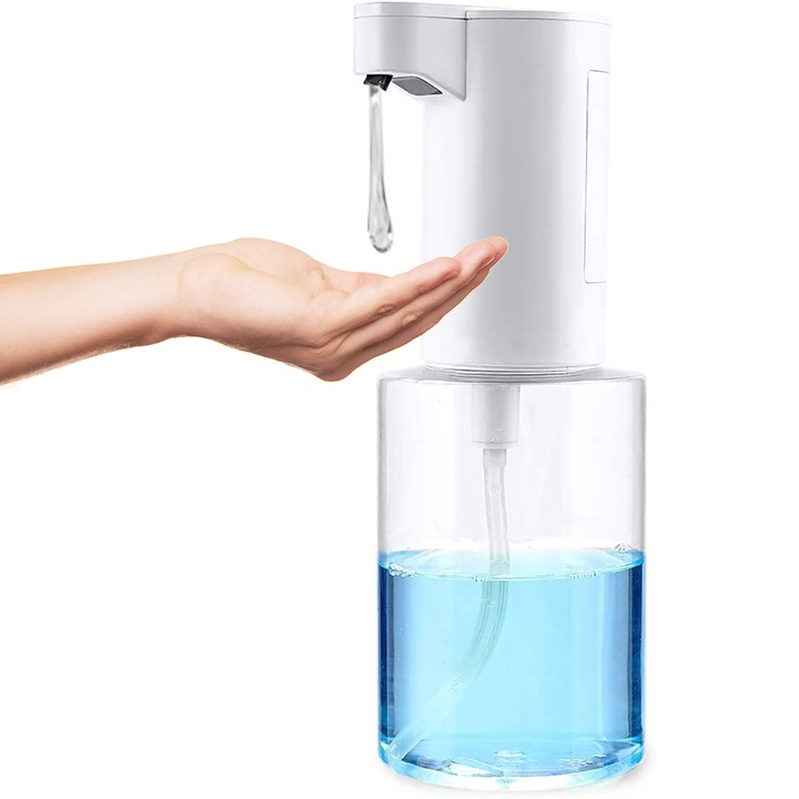 Automatikus érintésmentes adagoló, infravörös mozgásérzékelővel, vízálló, 350ml