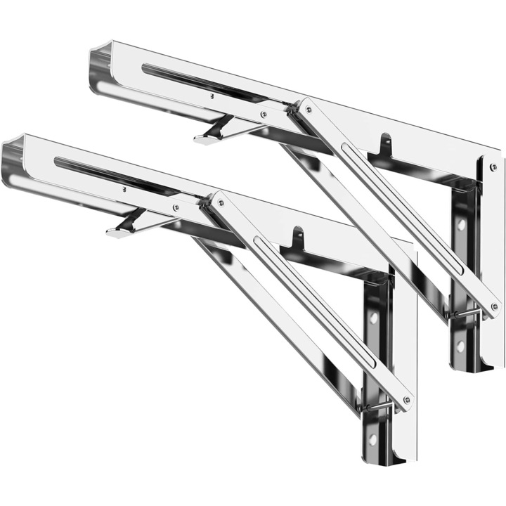 Suport pliabil, QttvbTna, 250x120mm, inox