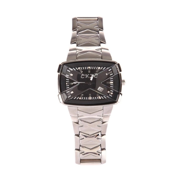 Мъжки часовник, Extè, Exte 'Quartz 41mm steel list 130, Черен, 50 м