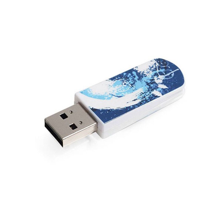 USB флаш памет Verbatim Mini Graffiti, USB 2.0, 32 GB, синя