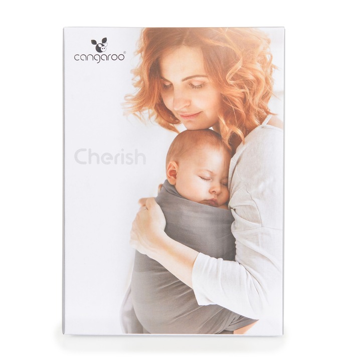 Слинг Cherish Cangaroo, тъмнозелен, 3 месеца +