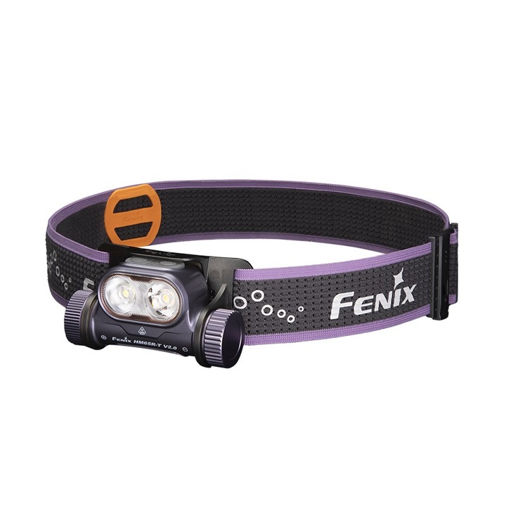 Челник Fenix HM65R-T V2.0 LED, тъмно лилав