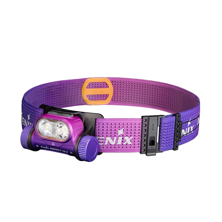 Челник Fenix HM65R-T V2.0 LED, замъглено лилав