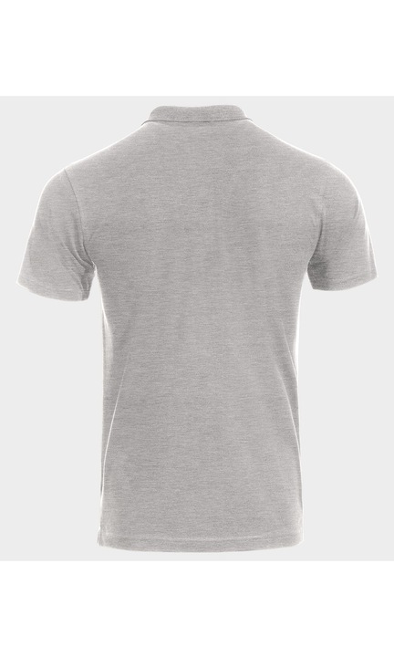 Polo gallerral Stenso Naos Polo, pamut, szurke melange, Melange szürke