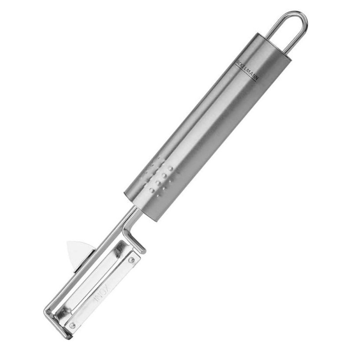 Hámozó Fackelmann 40481, 20 cm, Rozsdamentes acél, Akasztókampó, Ezüst