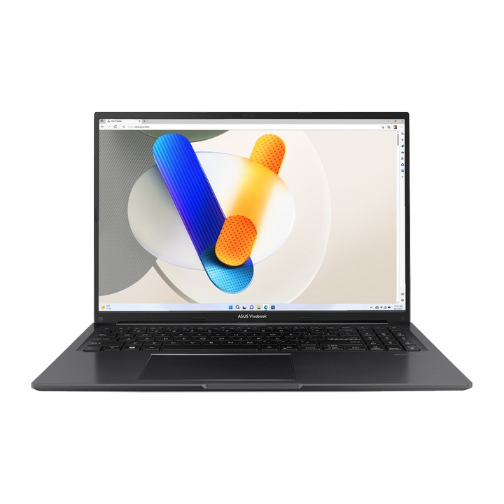 Laptop Asus Vivobook 16 X1605VA-MB588, X1605VA-MB588, 16", Intel Core i5-1335U (10-nuclee), Intel Iris Xe Graphics, 16GB 3200MHz (8GB integrate + 8GB) DDR4, Negru