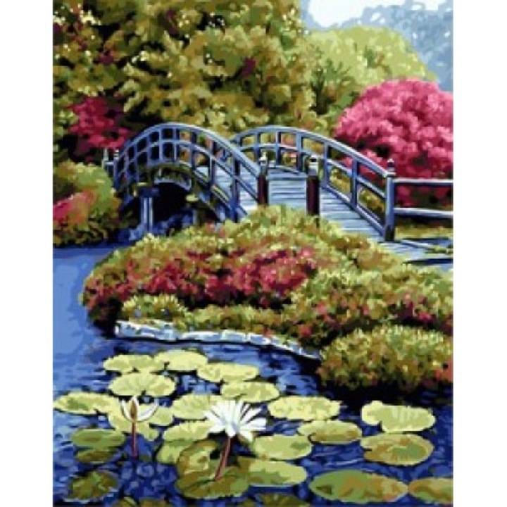 Рисуване по номера Art-hobby, Мост Моне, 23467 размер 50x40 см, пейзажи